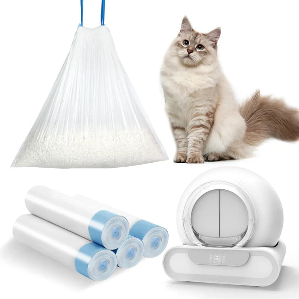 LeloPets 4 Rolls Replaced Cat Litter Waste Bags