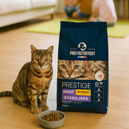 Food for adult spayed/neutered cats with chicken | 10 kg